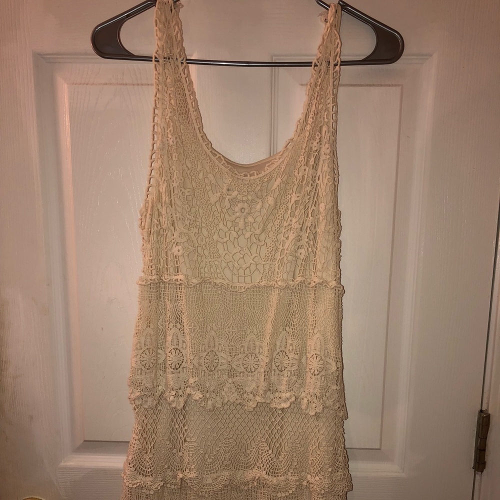Free People Lace Mini Dress